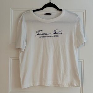 Zara Classic White Tee